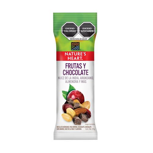 Frutas y Chocolate Nature's Heart 35g