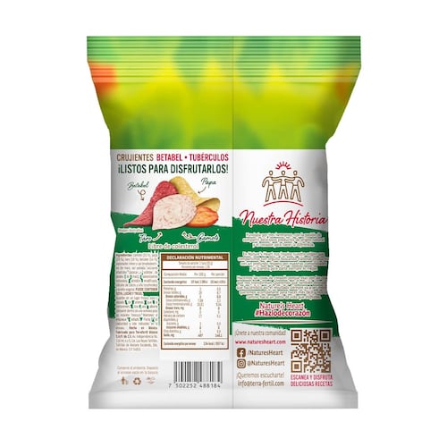 Veggi Chips Limón y Sal Nature's Heart 40g