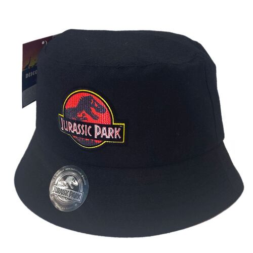 Gorro Bucket para caballero Jurassic Park color negro