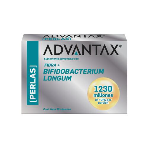 Suplemento Alimenticio Advantax Perlas con Fibra 30cápsulas