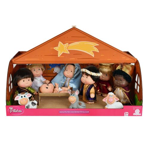 Set Nacimiento Llegada Niño Jesús Pitukas