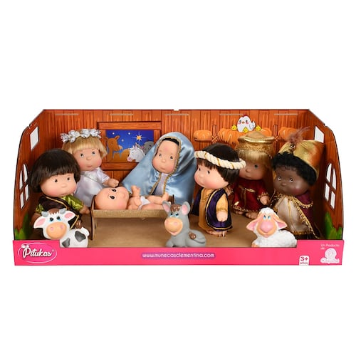 Set Nacimiento Llegada Niño Jesús Pitukas