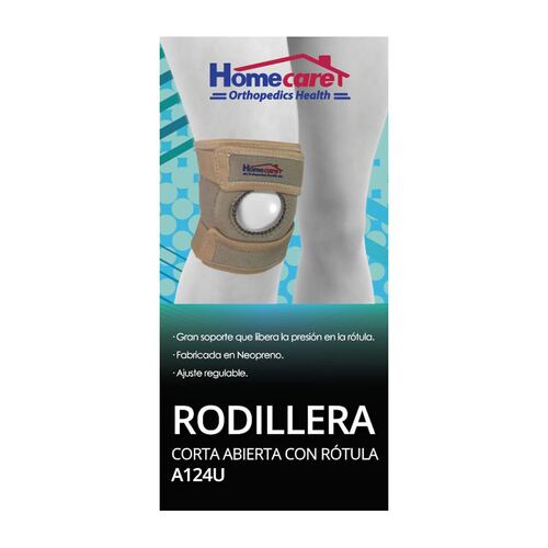 Rodillera Corta Con Rotula Abierta