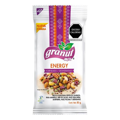 Mezcla de Semillas Horneado/Deshidratado Granut Mix Energy 60 g