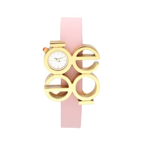 Reloj Cloe OE1911-PK Piel Para Dama