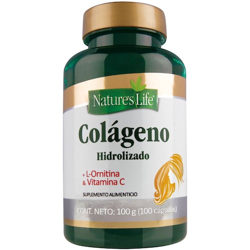 Colágeno Hidrolizado Caps 100 NATURES LIFE