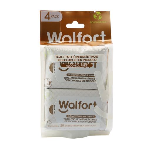 Toallas Húmedas Íntimas Walfort