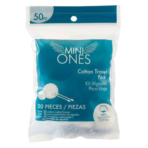 Pack Almohadillas y Algodón 50pzs Mini Ones