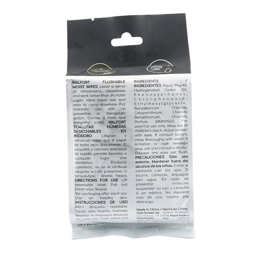 Papel Higiénico Húmedo Walfort