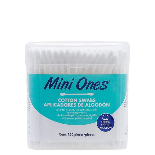 Cotonetes de Algodón 150pzs Mini Ones