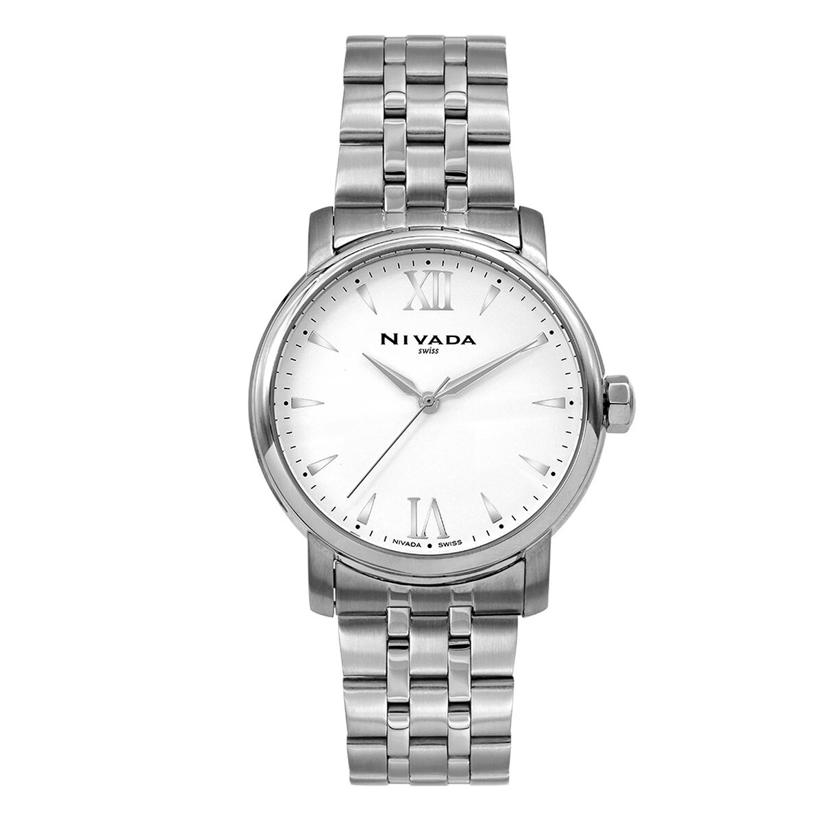 Reloj Nivada Executive Caballero Plata Indice