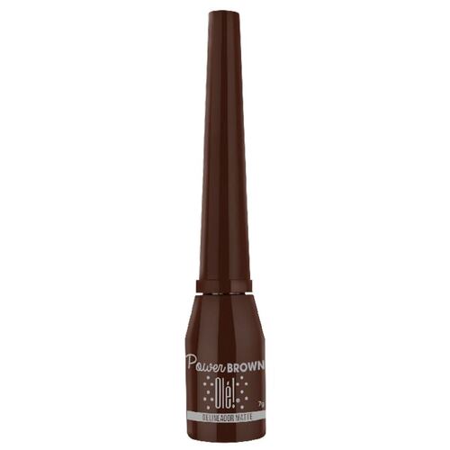 Delineador liquido de ojos café tintero