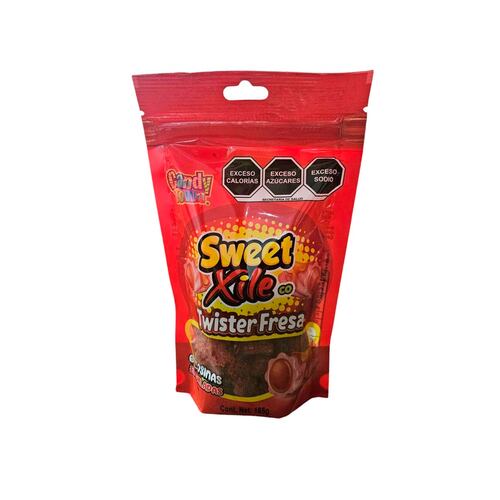 Golosinas Enchiladas Twister Fresa 165 g Sweet Xile