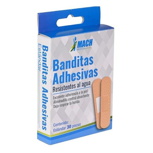 Banditas Adhesivas 30Pz Machmedical