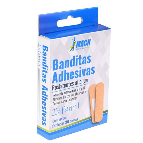 Banditas Adhesivas Infantil 30Pz Machmedical
