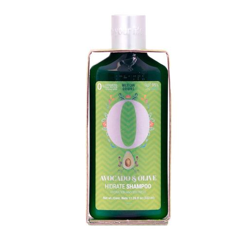 Shampoo hidratación aguacate y olivo