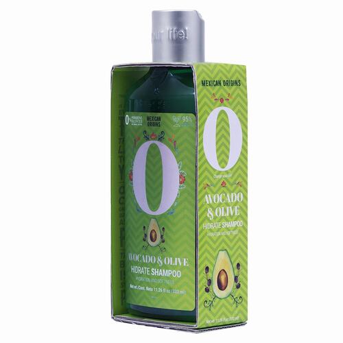 Shampoo hidratación aguacate y olivo