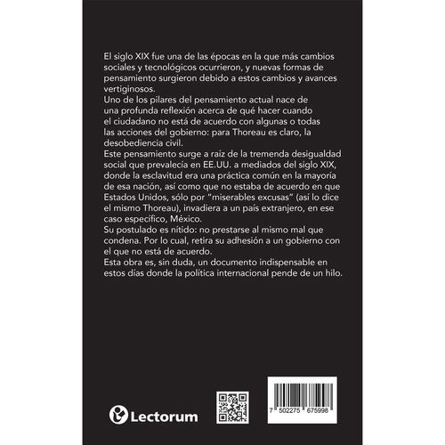 Desobediencia civil y otros ensayos