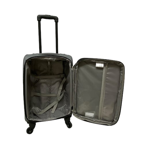 Set de Viaje Maldivas Maleta 20” + Maletín + Crossbody Gris Peaktour