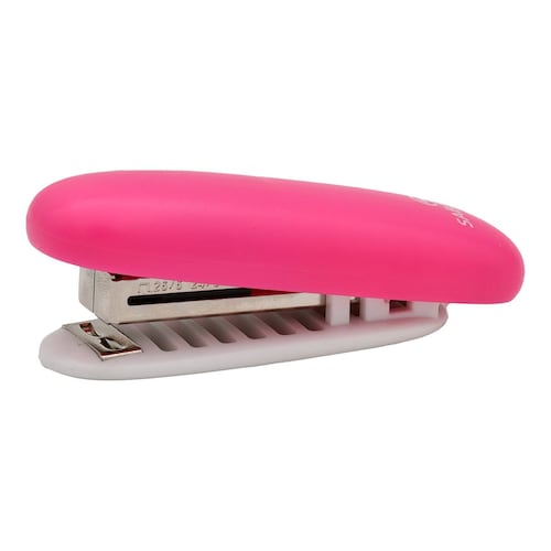 Engrapadora mini plegable rosa