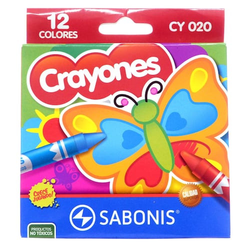 Crayones Sabonis 12 colores