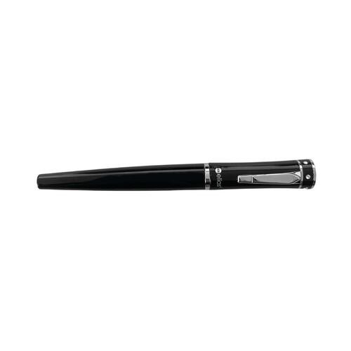 Rollerball Negro Con Cristal Swarovski