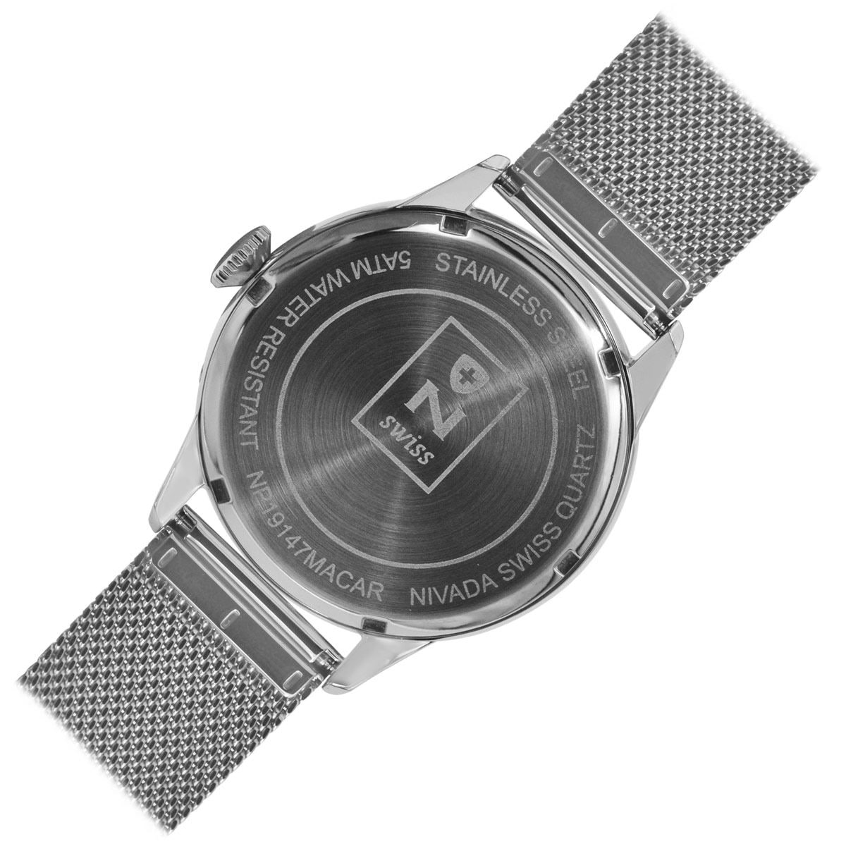 Reloj nivada stainless best sale steel back water resistant