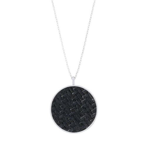 Dije Circulo Latón Negro