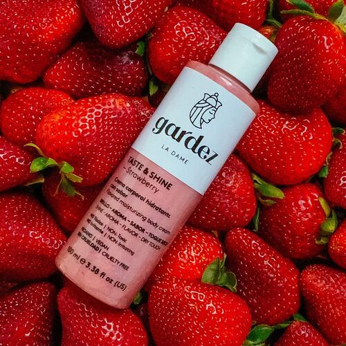 Crema corporal hidratante de fresa Gardez La Dame