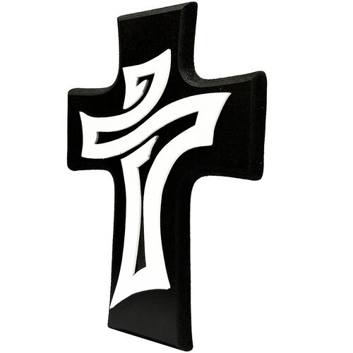 Cruz Decorativa Madera MDF Estilo Moderno Minimalista Cobaart