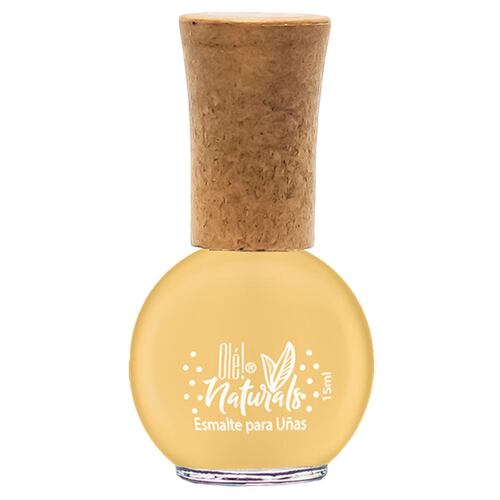 Olé! Naturals, esmalte para uñas color Amarillo, 15 ml