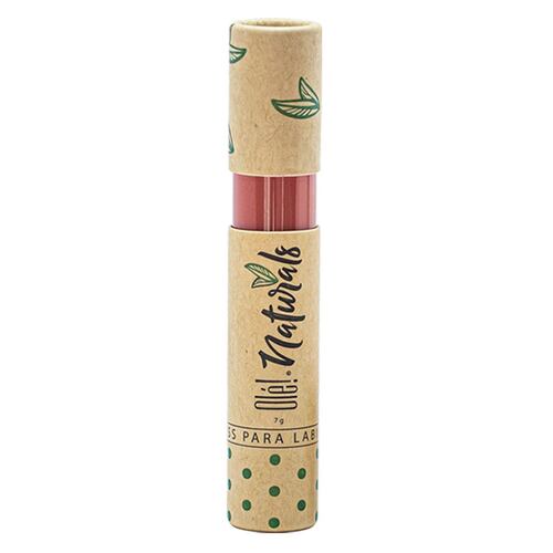 Olé! Naturals, lip gloss extra brillo para labios color Nude, 7 gr