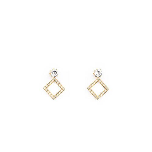 Aretes Enso para Dama Color Dorado EJE2065GW