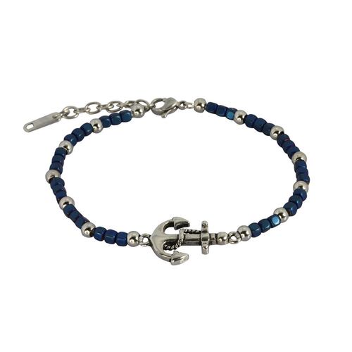 Pulsera de Acero Inoxidable Enso para Hombre EMB0016BL Negro
