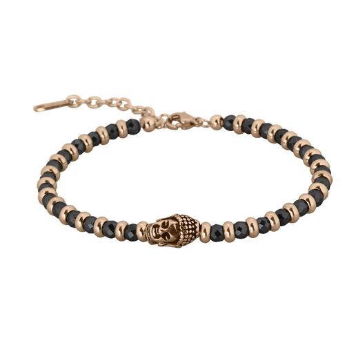 Pulsera de Acero Inoxidable Enso para Hombre Oro Rosa EMB0020R