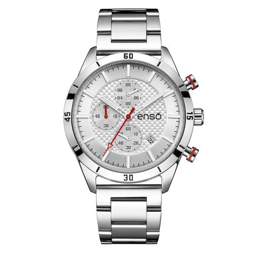 Reloj Enso Mod Plata De Hombre Extensible EW1021G1