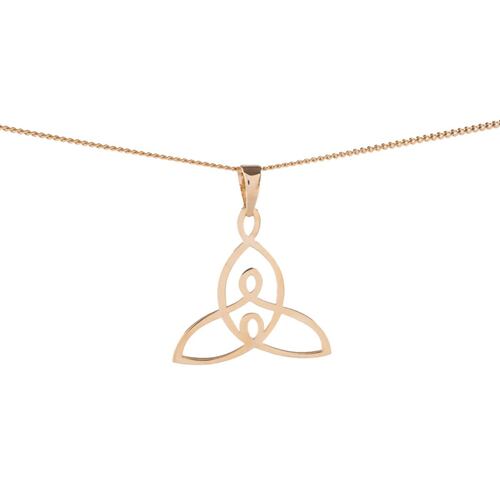 Collar Símbolo de la Familia Plata .925 Baño Oro 24K Armario Joyería