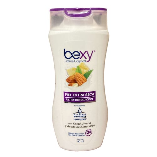 Crema Corporal 90ml Karite Avena Almendras Bexy Piel Extra Seca Ultra Hidratación