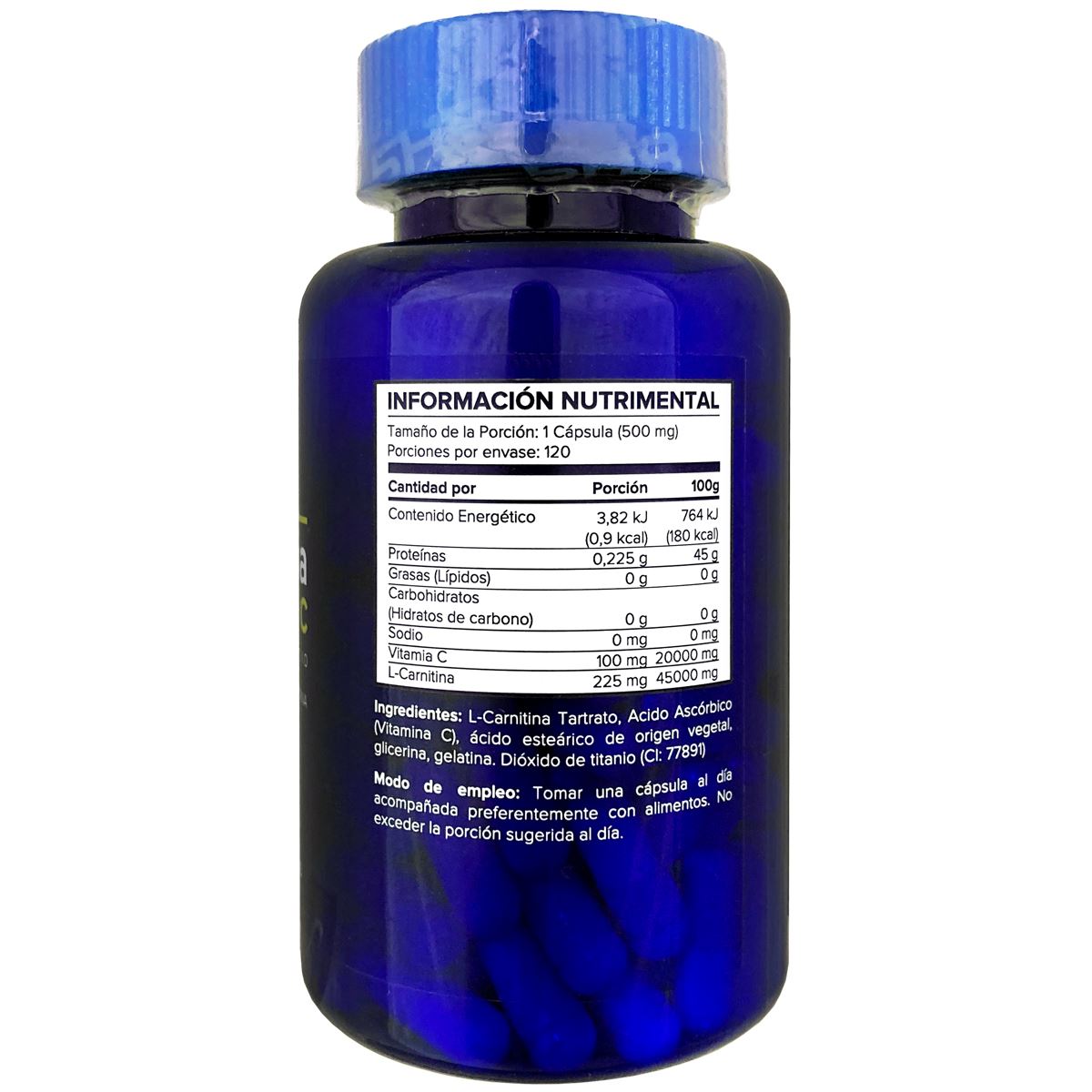 l carnitina 5h8 5H8 L Carnitina Más Vitamina C 120 caps
