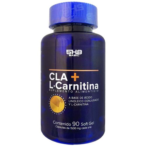 5H8 Cla + Carnitina 90 caps