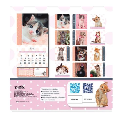 Calendario gatitos 2021