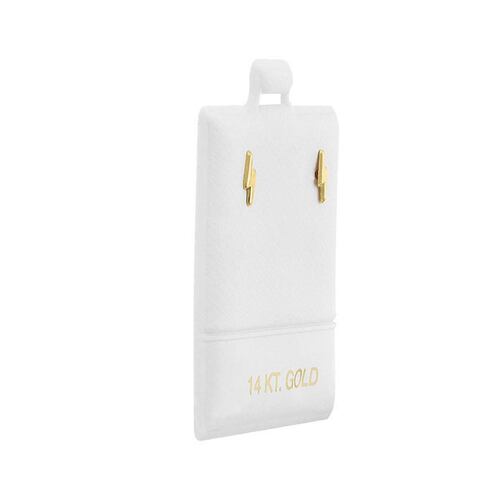 Broquel de oro de 14 k  Relámpago Brokellum