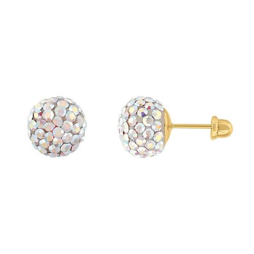 Broquel de oro de 14 k esfera disco Brokellum