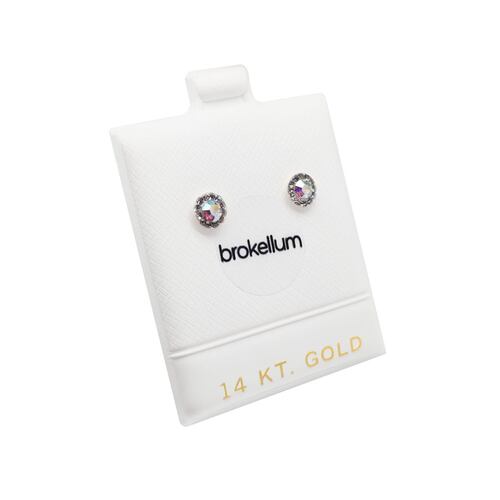 Broquel 14k Platillo Mini