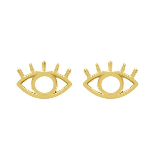 Broquel Ojo Silueta 14K Brokellum