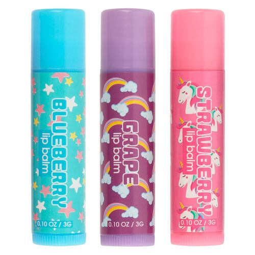 Balsamo de Labios 3 Piezas Unicorn Bys Mini Me