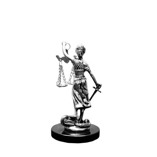 Figura Decorativa Diosa Temis Chica Imperio Artesanal