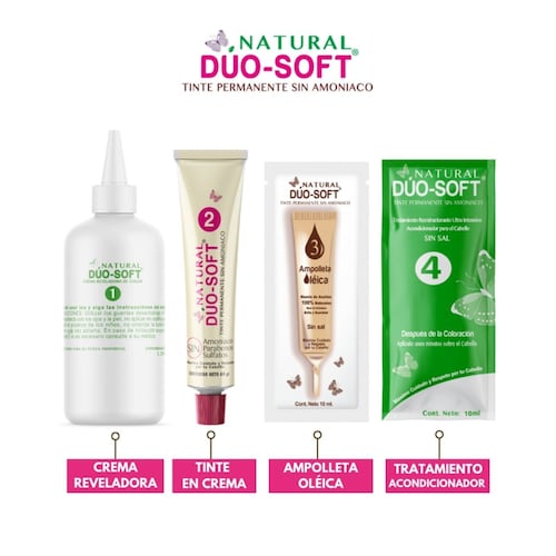 Tinte Natural Dúo-Soft Sin Amoníaco Ciruela