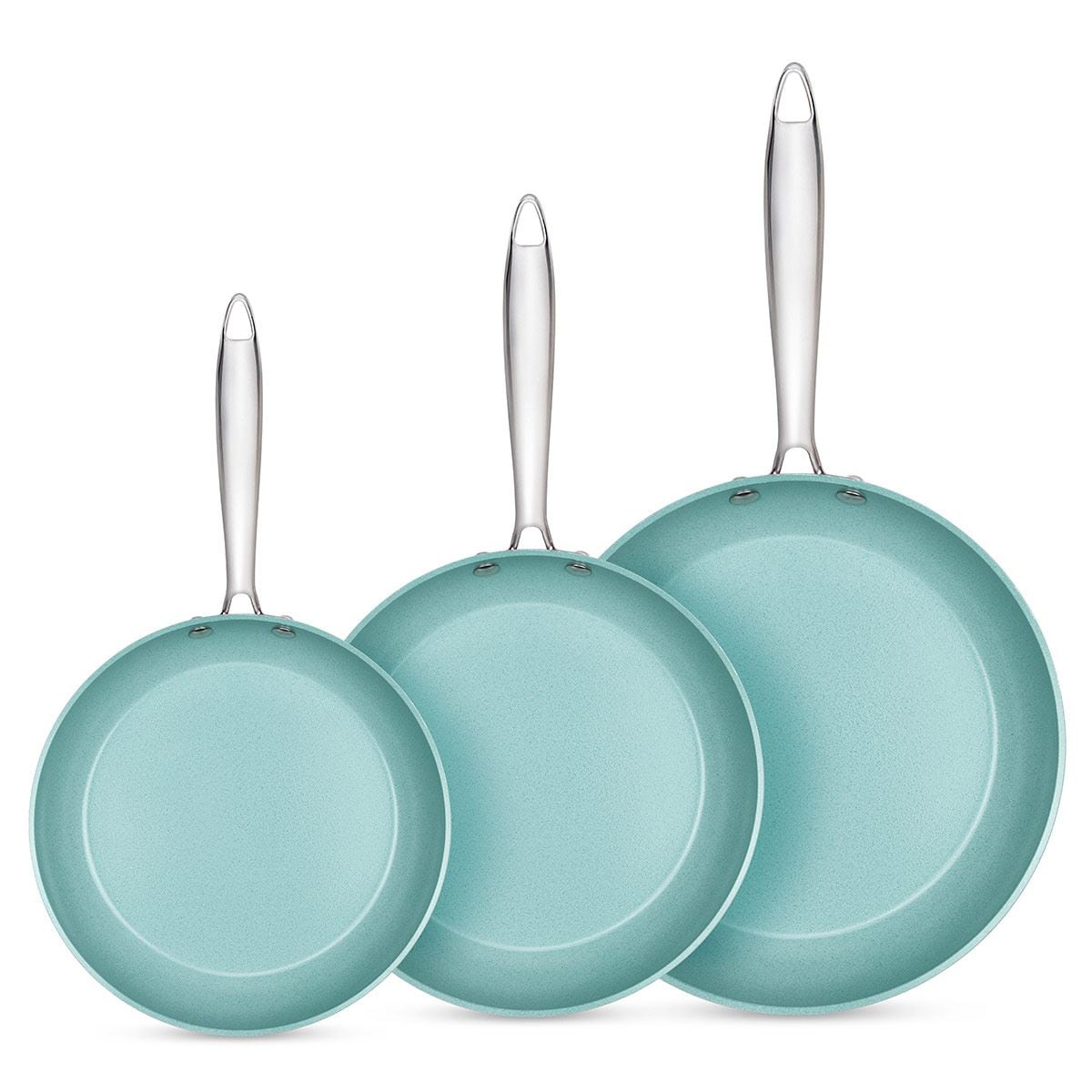 Jade Cook Juego De Sartenes (20, 24 y 28 cm) Piezas nueva