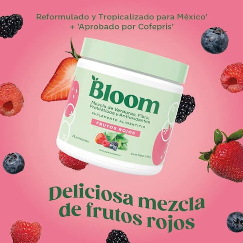 Suplemento Alimenticio Frutos Rojos 145 g Bloom